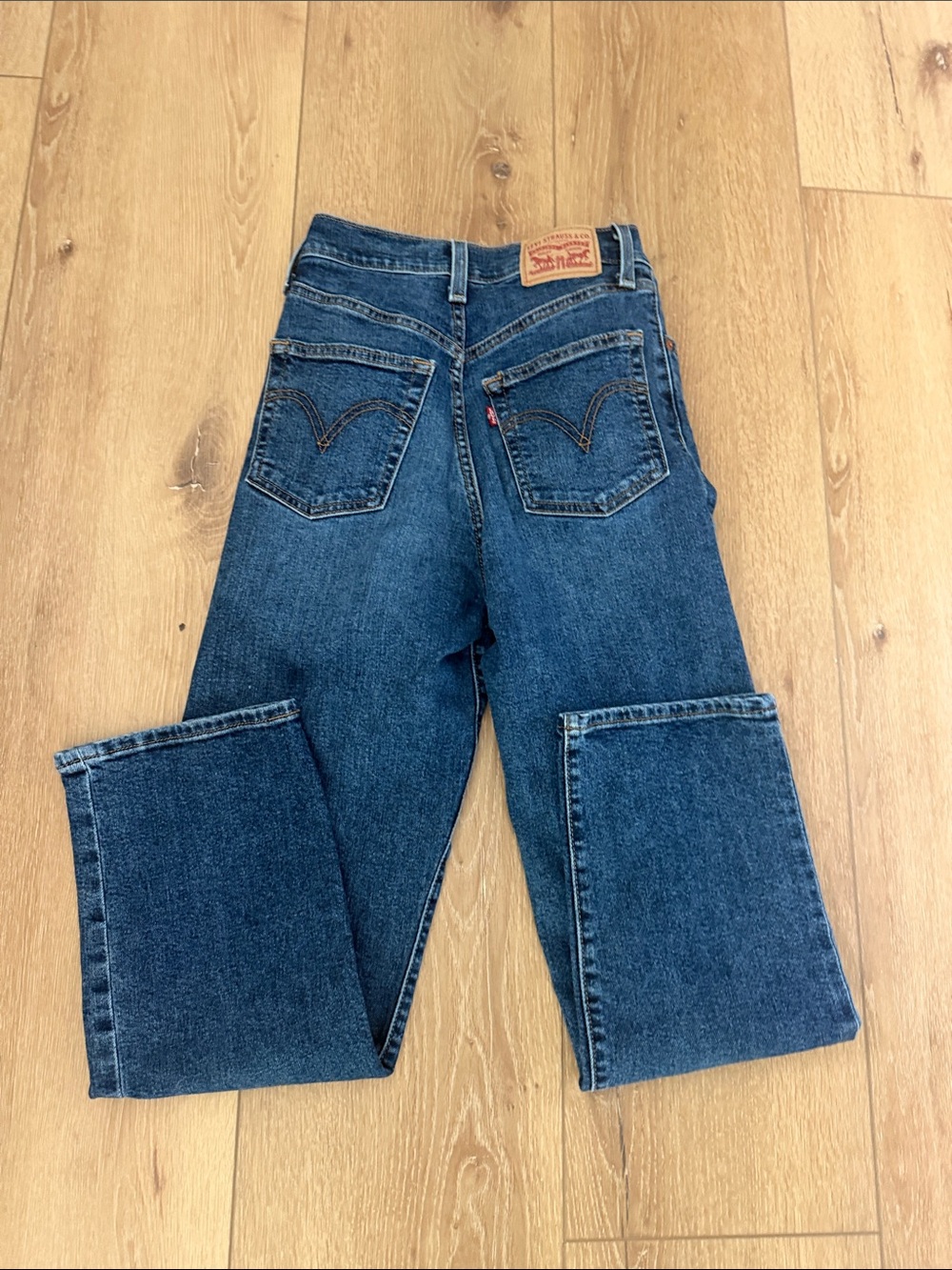 Womens Levi Ribcage Straight jeans - Picture 5 of 5
